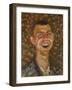 Richard Gerstl, self-portrait. Oil on canvas.-Richard Gerstl-Framed Giclee Print