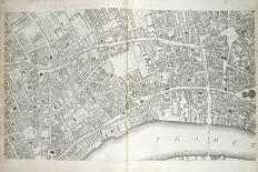 Plate from 'Plan of the Cities of London and Westminster the Borough of Southwark-Richard Horwood-Laminated Giclee Print