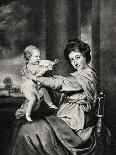 Caroline, Duchess of Marlborough and Daughter, 20th Century-Richard Houston-Framed Giclee Print