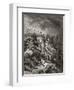 Richard I (1157-99) the Lionheart in Battle at Arsuf in 1191, Illustration from 'Bibliotheque Des…-Gustave Doré-Framed Giclee Print