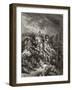 Richard I (1157-99) the Lionheart in Battle at Arsuf in 1191, Illustration from 'Bibliotheque Des…-Gustave Doré-Framed Giclee Print