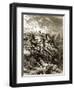 Richard I and Saladin in Battle of Acre, 1191-Gustave Doré-Framed Giclee Print