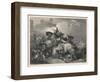 Richard I in Action in Palestine, During the Third Crusade-null-Framed Art Print