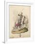 Richard I the Lionheart Depicted Riding into Battle Broadsword in Hand Armoured from Head to Foot-Charles Hamilton Smith-Framed Art Print