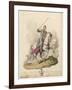 Richard I the Lionheart Depicted Riding into Battle Broadsword in Hand Armoured from Head to Foot-Charles Hamilton Smith-Framed Art Print