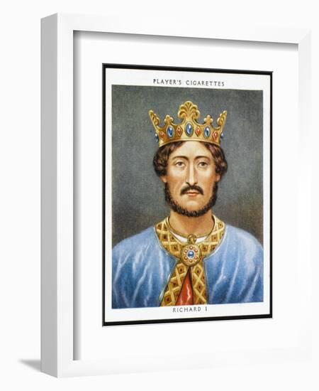 Richard I the Lionheart Reigned 1189-1199-null-Framed Art Print