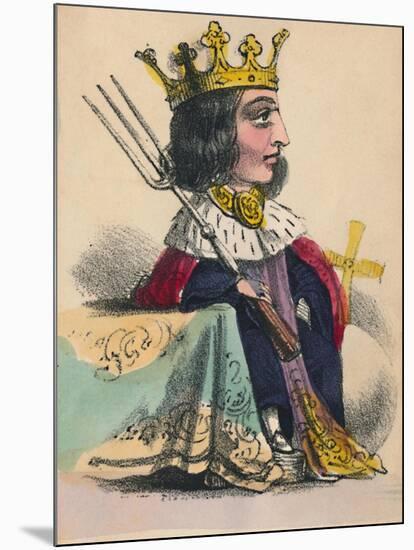 'Richard II', 1856-Alfred Crowquill-Mounted Giclee Print