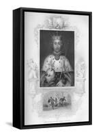 'Richard II', 1859-George Vertue-Framed Stretched Canvas