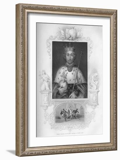 'Richard II', 1859-George Vertue-Framed Giclee Print