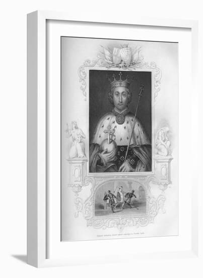 'Richard II', 1859-George Vertue-Framed Giclee Print