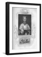 'Richard II', 1859-George Vertue-Framed Premium Giclee Print