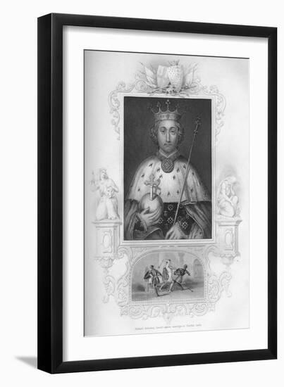 'Richard II', 1859-George Vertue-Framed Premium Giclee Print
