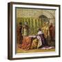 Richard II Abdicates, 1399-null-Framed Giclee Print