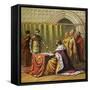 Richard II Abdicates, 1399-null-Framed Stretched Canvas