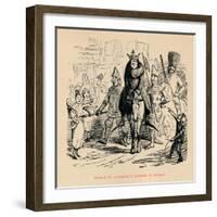 'Richard II. conducted a prisoner to Chester', c1860, (c1860)-John Leech-Framed Giclee Print