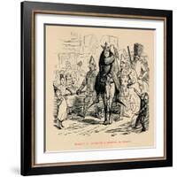 'Richard II. conducted a prisoner to Chester', c1860, (c1860)-John Leech-Framed Giclee Print