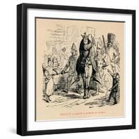 'Richard II. conducted a prisoner to Chester', c1860, (c1860)-John Leech-Framed Giclee Print