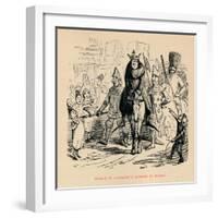 'Richard II. conducted a prisoner to Chester', c1860, (c1860)-John Leech-Framed Giclee Print