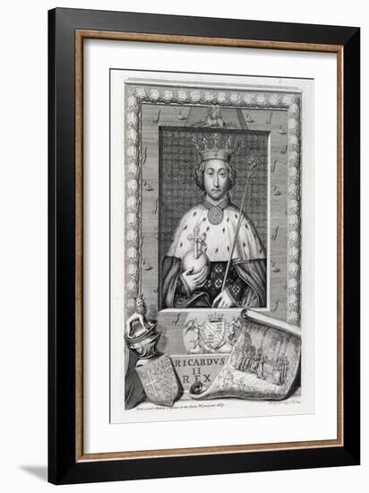 Richard II, King of England, (18th century)-George Vertue-Framed Giclee Print