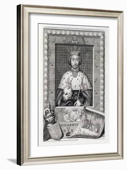 Richard II, King of England, (18th century)-George Vertue-Framed Giclee Print