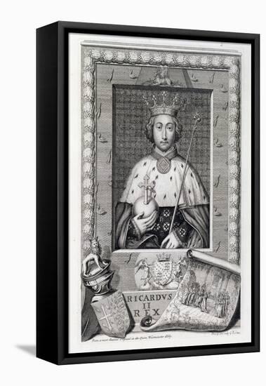 Richard II, King of England, (18th century)-George Vertue-Framed Stretched Canvas