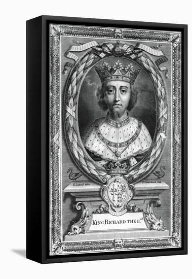 Richard II, King of England-P Vanderbanck-Framed Stretched Canvas