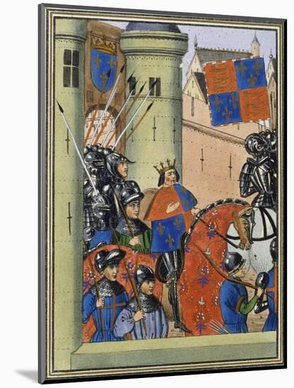 Richard II Setting Upon His Invastion of Ireland-null-Mounted Giclee Print
