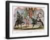 Richard II Stopping the Combat Between the Dukes of Norfolk and Hereford, 1398-null-Framed Giclee Print