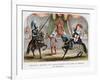 Richard II Stopping the Combat Between the Dukes of Norfolk and Hereford, 1398-null-Framed Giclee Print