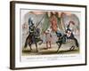 Richard II Stopping the Combat Between the Dukes of Norfolk and Hereford, 1398-null-Framed Giclee Print