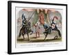 Richard II Stopping the Combat Between the Dukes of Norfolk and Hereford, 1398-null-Framed Giclee Print