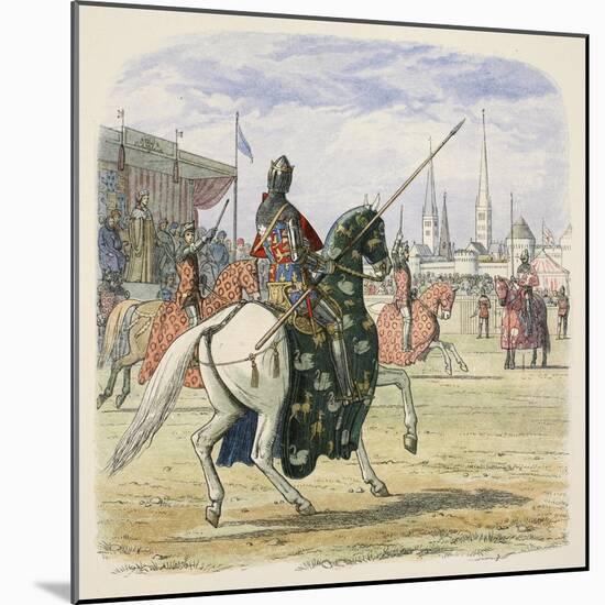 Richard II Stops the Duel Between Hereford and Norfolk-James William Edmund Doyle-Mounted Giclee Print