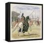 Richard II Stops the Duel Between Hereford and Norfolk-James William Edmund Doyle-Framed Stretched Canvas