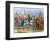 Richard II Taking Command of Rebels-null-Framed Giclee Print