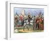 Richard II Taking Command of Rebels-null-Framed Giclee Print