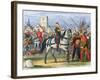Richard II Taking Command of Rebels-null-Framed Giclee Print