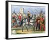 Richard II Taking Command of Rebels-null-Framed Giclee Print