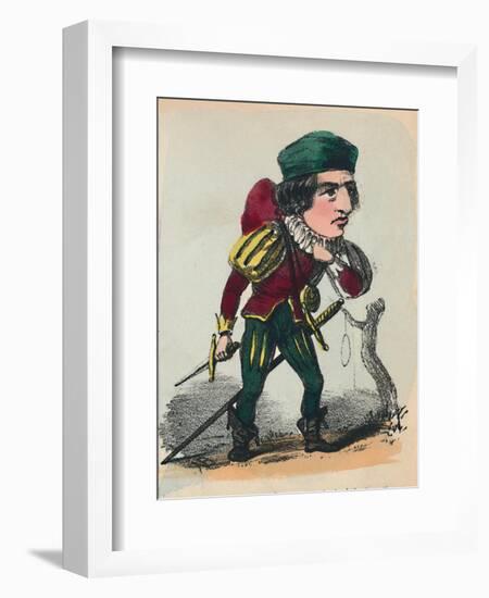 'Richard III', 1856-Alfred Crowquill-Framed Premium Giclee Print