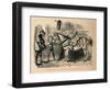 'Richard III. and his celebrated Charger, White Surrey',-John Leech-Framed Giclee Print