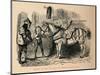 'Richard III. and his celebrated Charger, White Surrey',-John Leech-Mounted Giclee Print