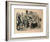 'Richard III. and his celebrated Charger, White Surrey',-John Leech-Framed Giclee Print
