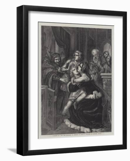 Richard III and the Children of Edward IV-null-Framed Giclee Print