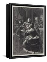 Richard III and the Children of Edward IV-null-Framed Stretched Canvas