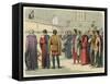 Richard III Invited to Accept the Crown by Buckingham at Baynards Castle-James Doyle-Framed Stretched Canvas