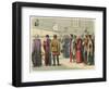 Richard III Invited to Accept the Crown by Buckingham at Baynards Castle-James Doyle-Framed Art Print