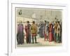 Richard III Invited to Accept the Crown by Buckingham at Baynards Castle-James Doyle-Framed Art Print