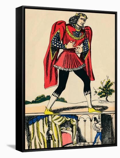 Richard III, King of England from 1483, (1932)-Rosalind Thornycroft-Framed Stretched Canvas