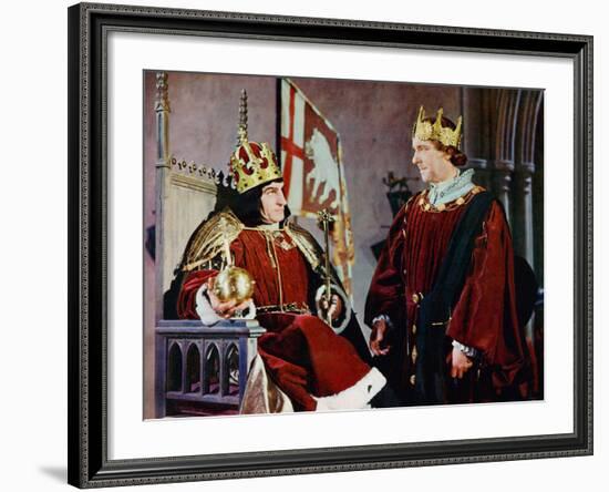 Richard III, Laurence Olivier, Ralph Richardson, 1956-null-Framed Photo