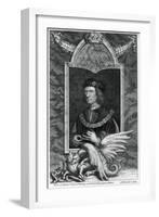 Richard III of England-George Vertue-Framed Giclee Print