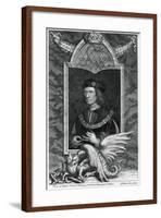 Richard III of England-George Vertue-Framed Giclee Print